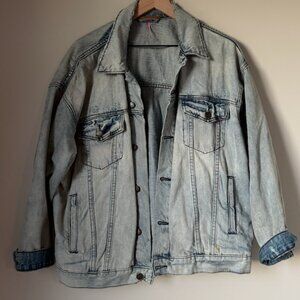Free People - Oversized Vintage Jean Jacket